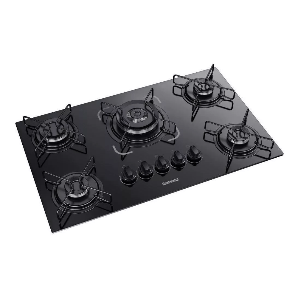 Cooktop Itatiaia Essencial 5 Bocas Preto